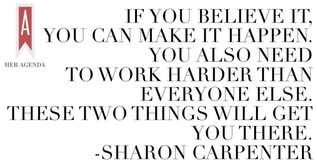 Sharon Carpenter advice