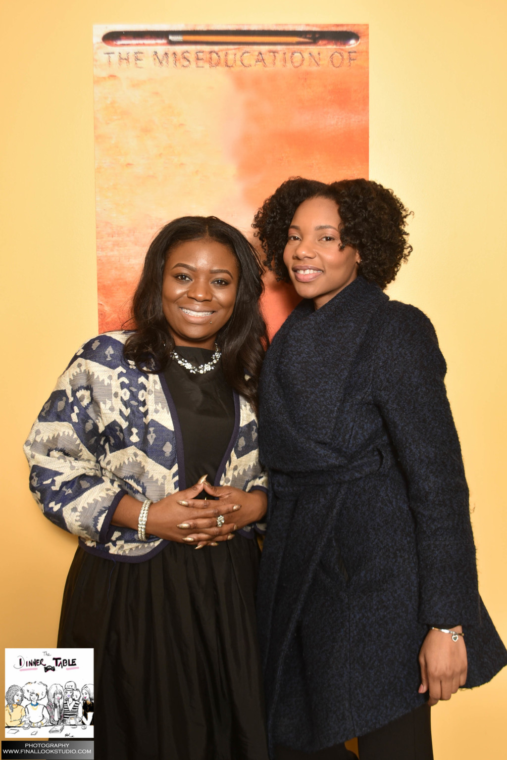 Tola Lawal (of Gyrl Wonder) and Dianna Blout (of Beautiful Butterfly Inc) Photo Courtesy of The Dinner Table/Final Look Studio