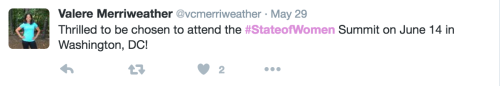 Valere Merriweather Tweet United State of Women