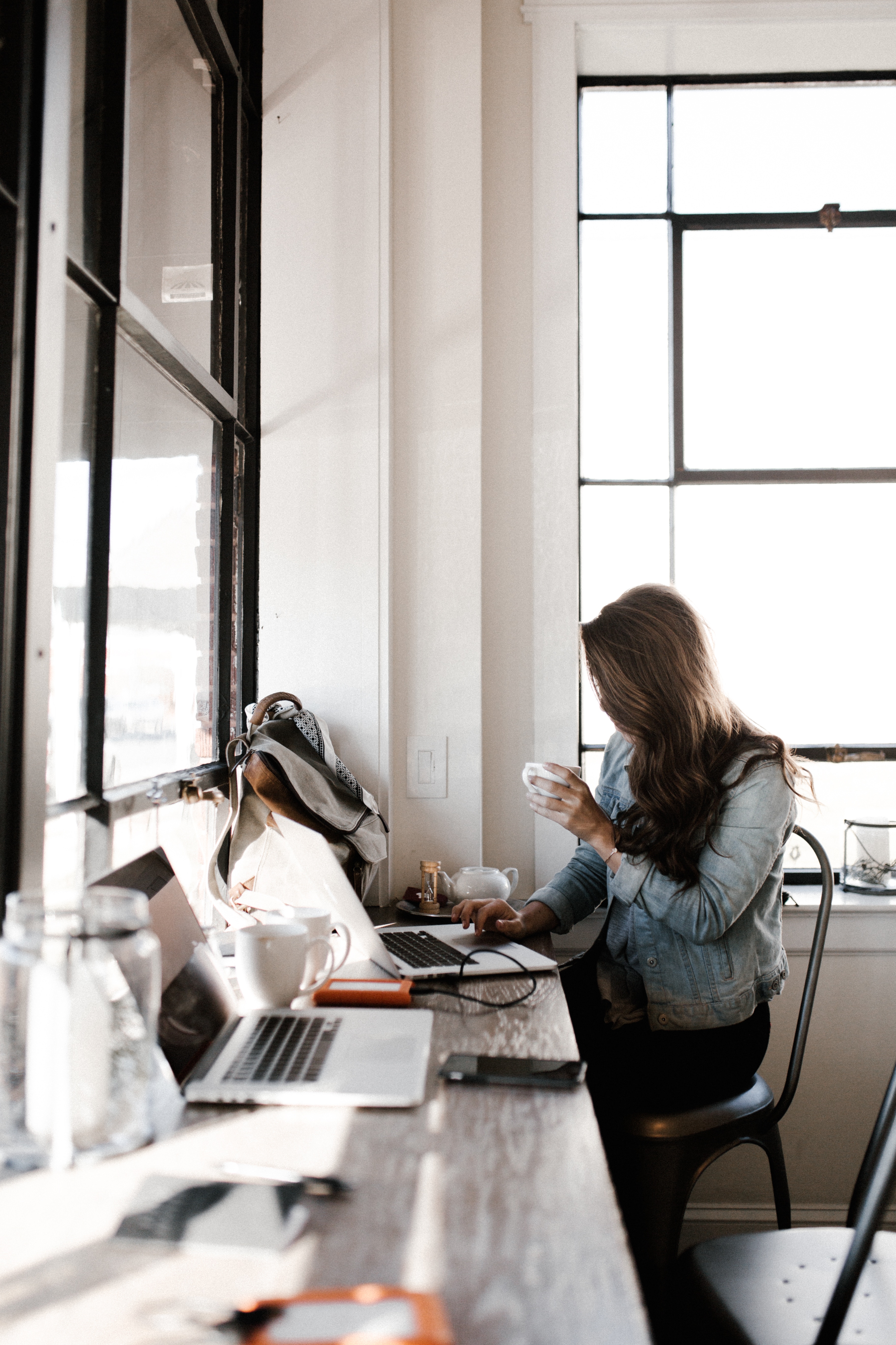 woman at work