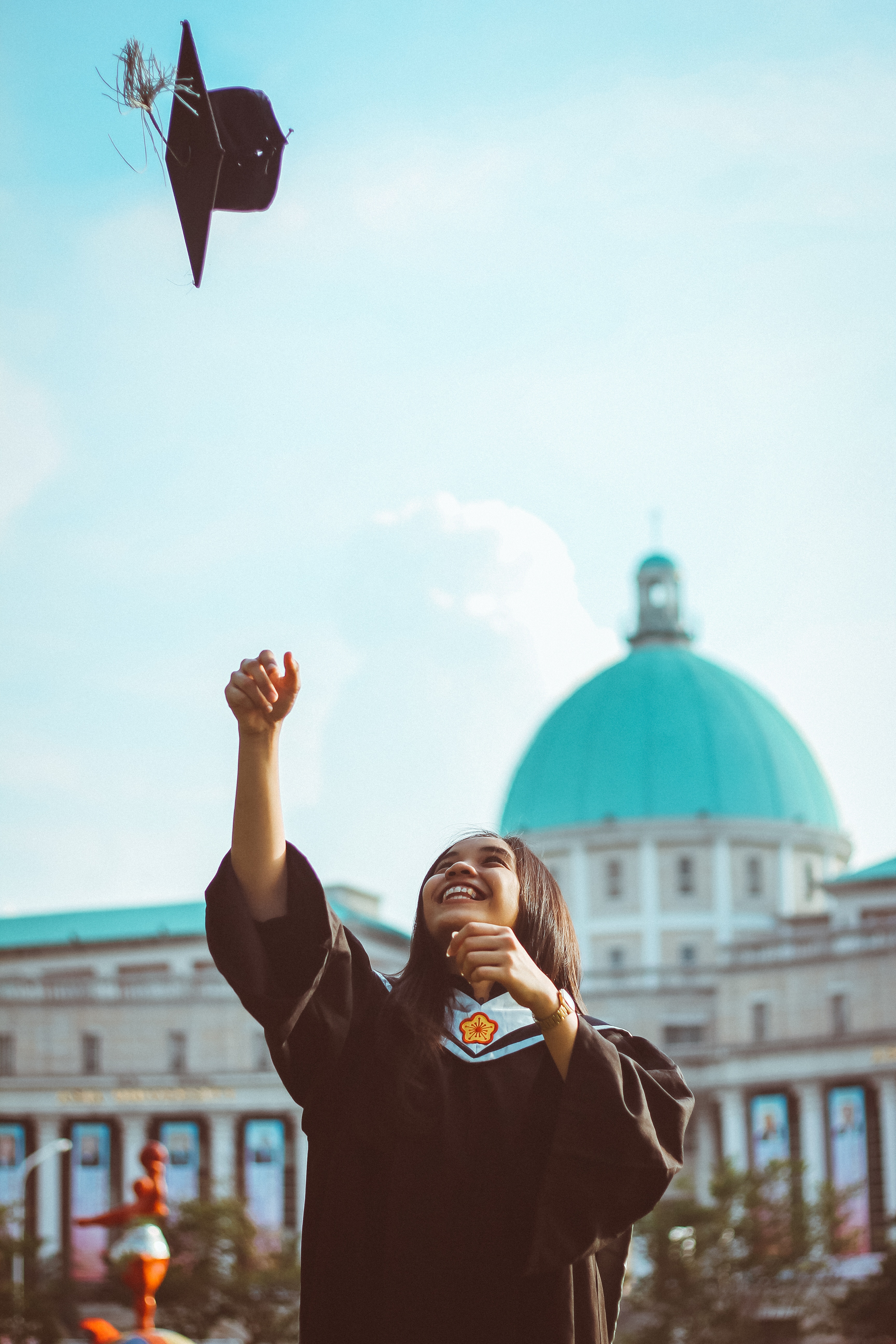 student graduating