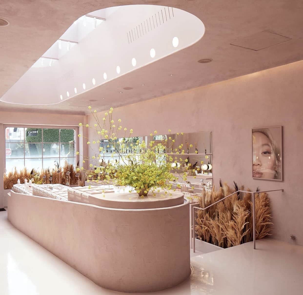 Inside of Glossier Stores