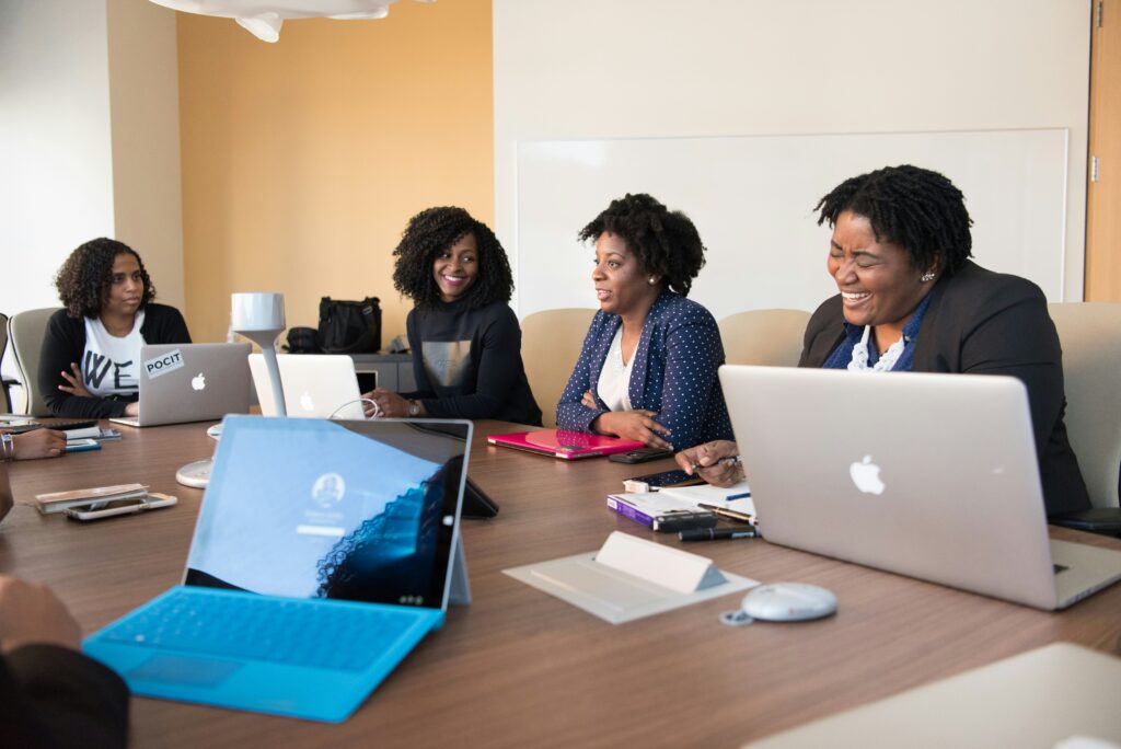 Women in a meeting 