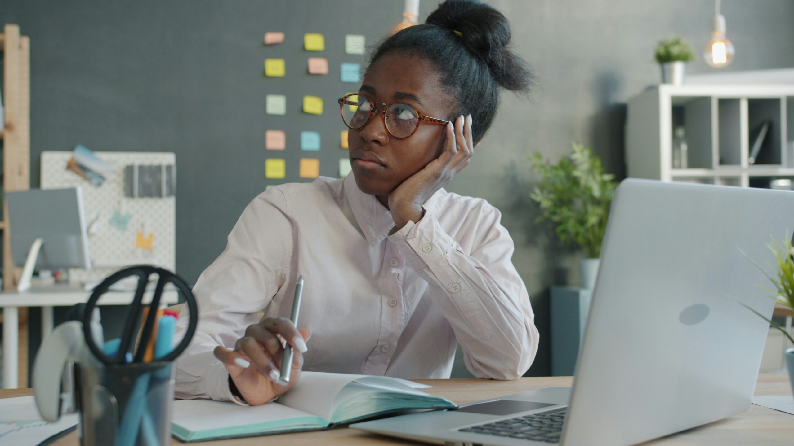 Woman at work