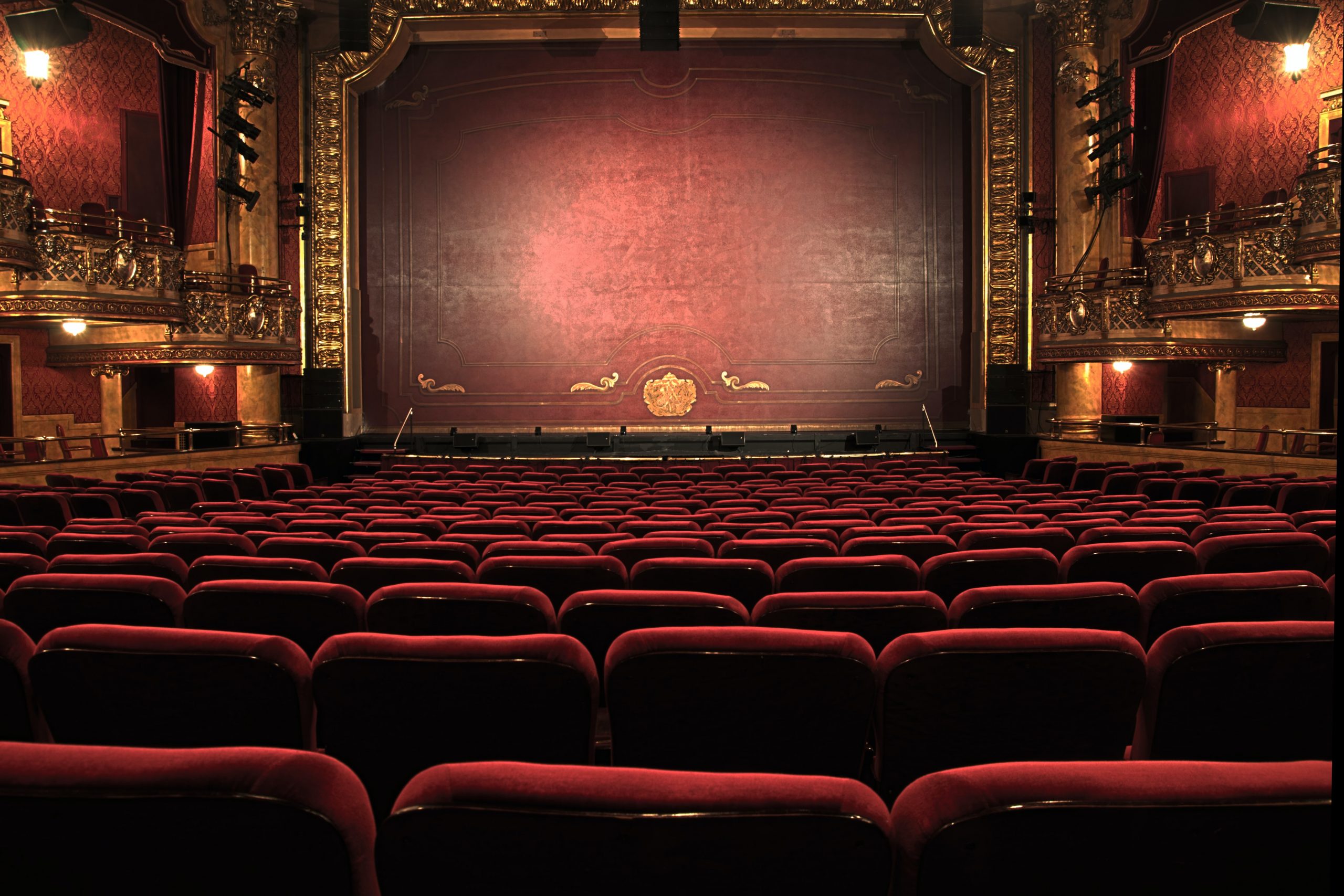 empty interior of theater